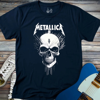 Metallica Skull T-shirt - Navy / S - T-Shirt