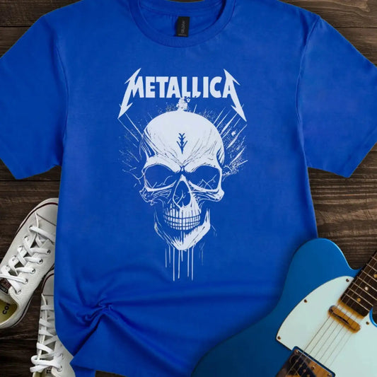 Metallica Skull T-shirt Royal