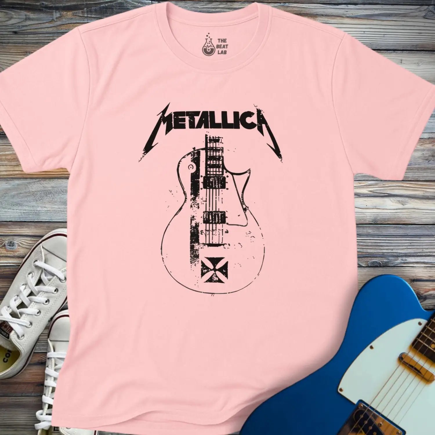 Metallica T-shirt - Light Pink / S - T-Shirt