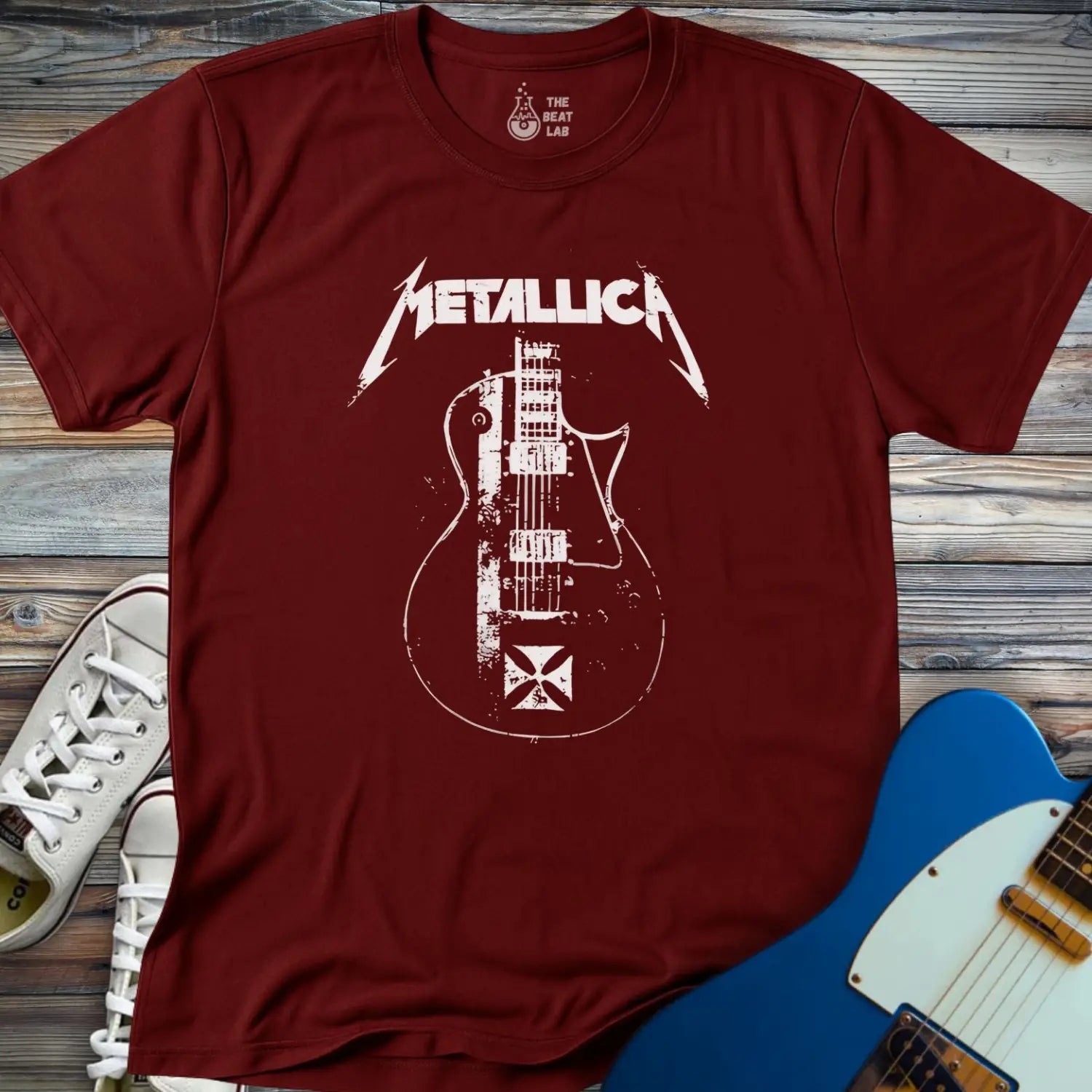 Metallica T-shirt - Maroon / S - T-Shirt
