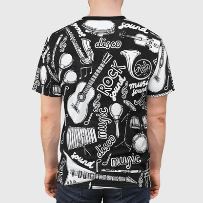 Music Instrument Collage T-Shirt