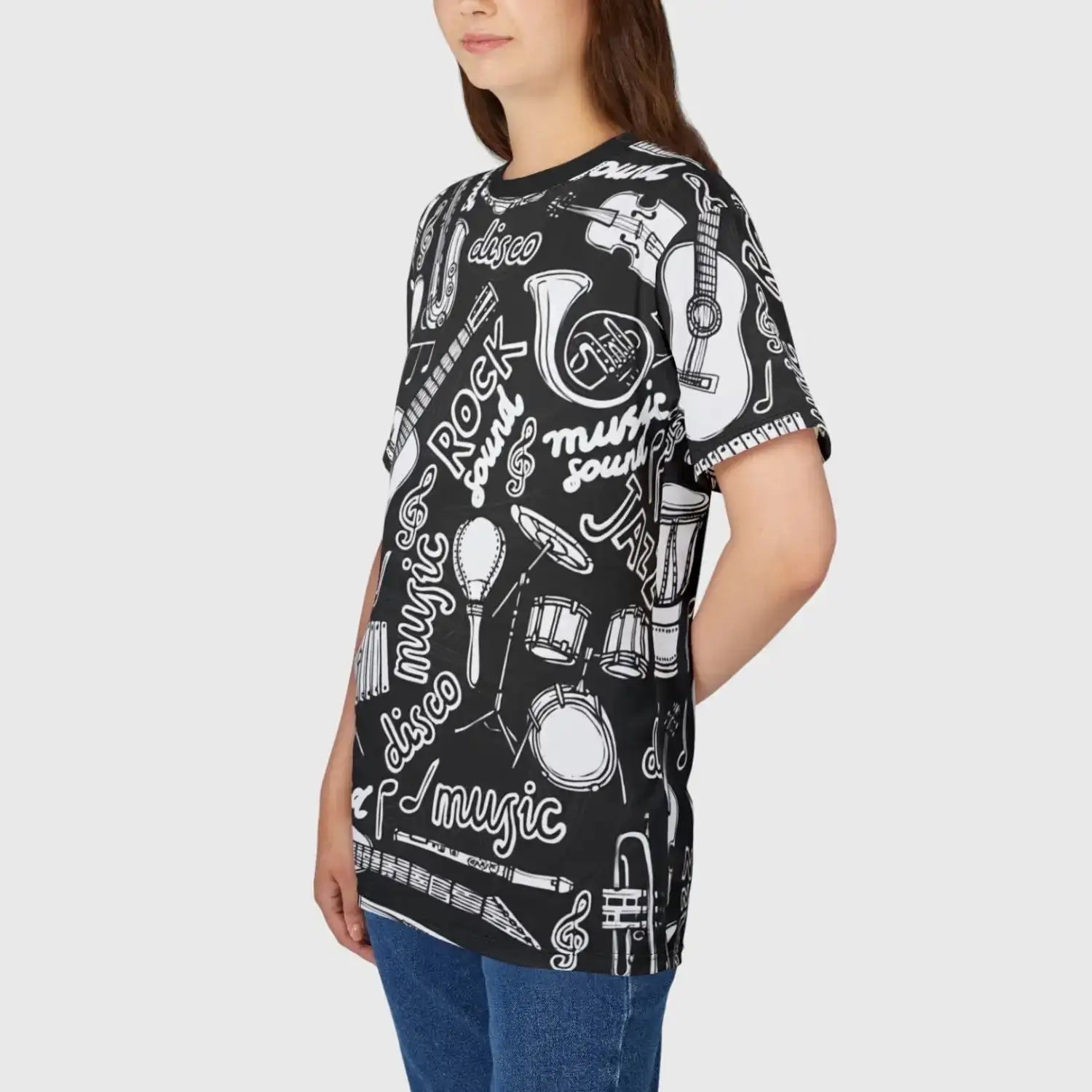 Music Instrument Collage T-Shirt