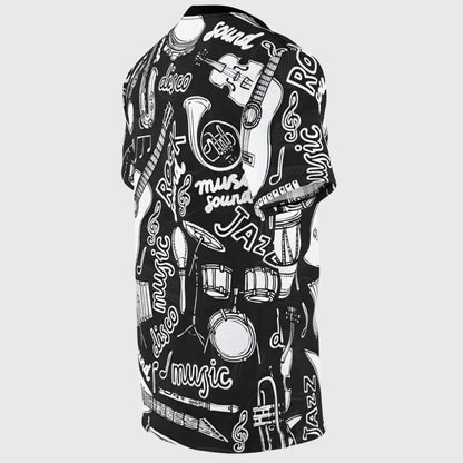 Music Instrument Collage T-Shirt