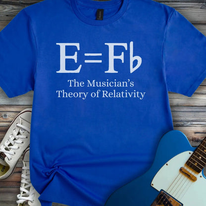Music Theory of Relativity T-shirt - Royal / S - T-Shirt