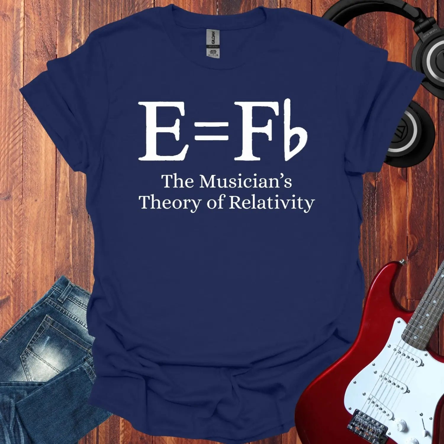 Music Theory of Relativity T-shirt Navy
