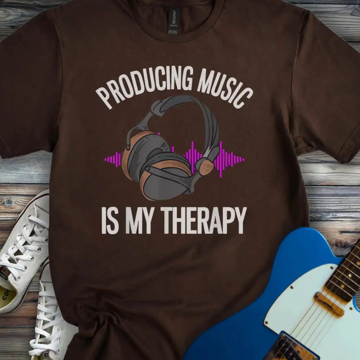 My Therapy: Making Music T-shirt Dark Chocolate