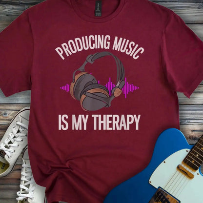 My Therapy: Making Music T-shirt Maroon