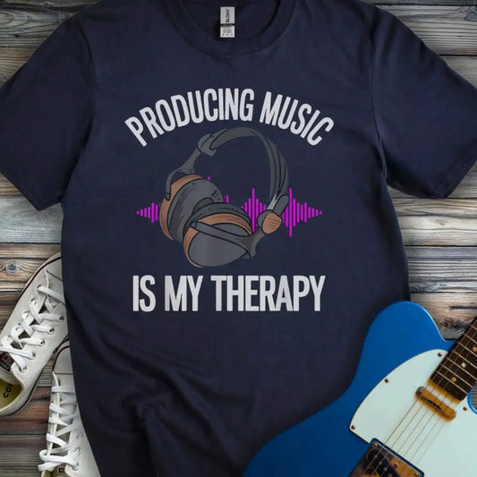 My Therapy: Making Music T-shirt Navy