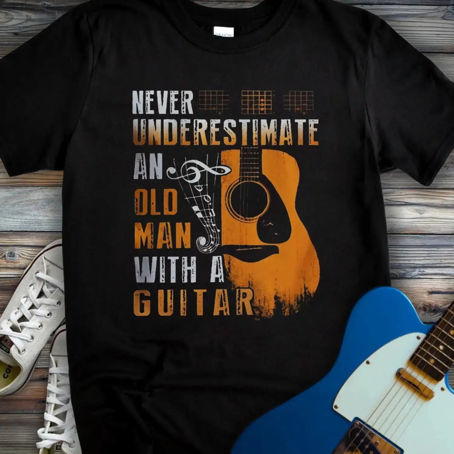 Never Underestimate T-Shirt Black