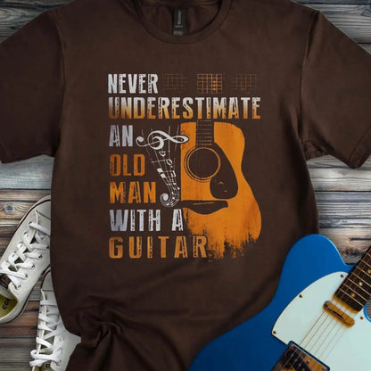 Never Underestimate T-Shirt Dark Chocolate