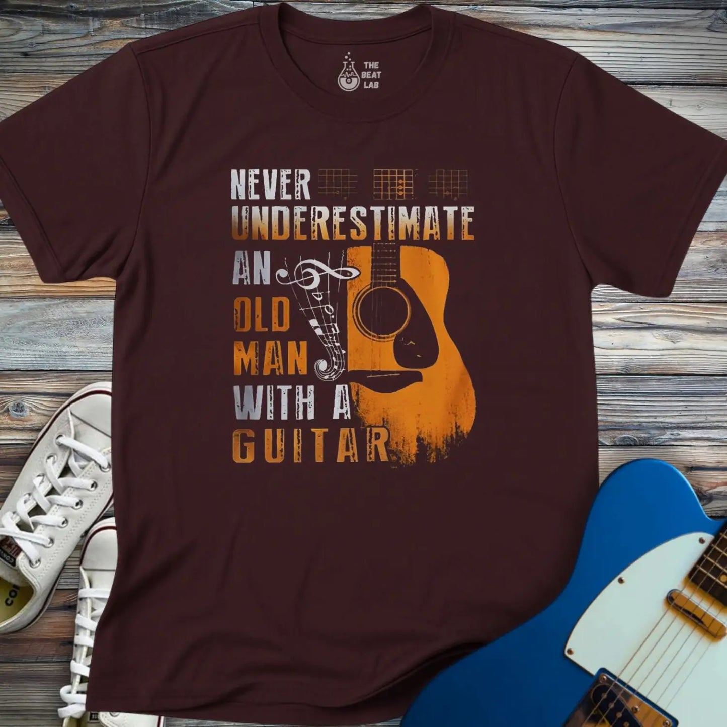 Never Underestimate T-Shirt - Dark Chocolate / S - T-Shirt