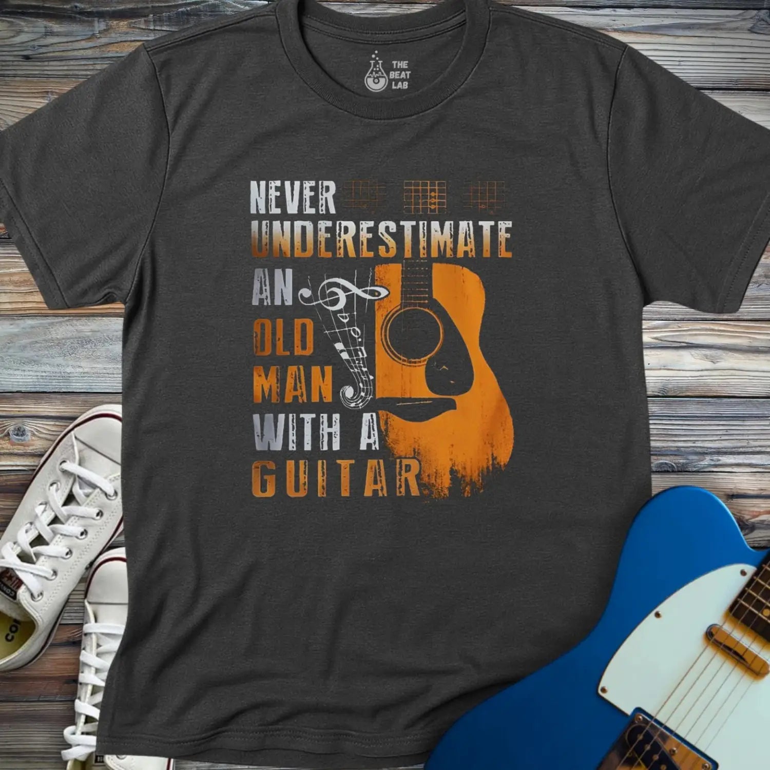 Never Underestimate T-Shirt - Dark Heather Grey / S - T-Shirt