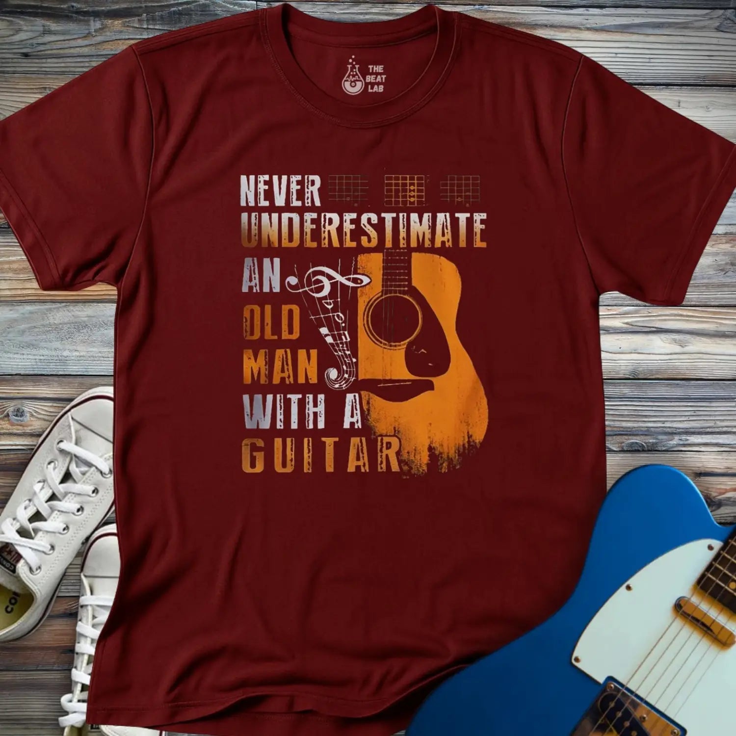 Never Underestimate T-Shirt - Maroon / S - T-Shirt