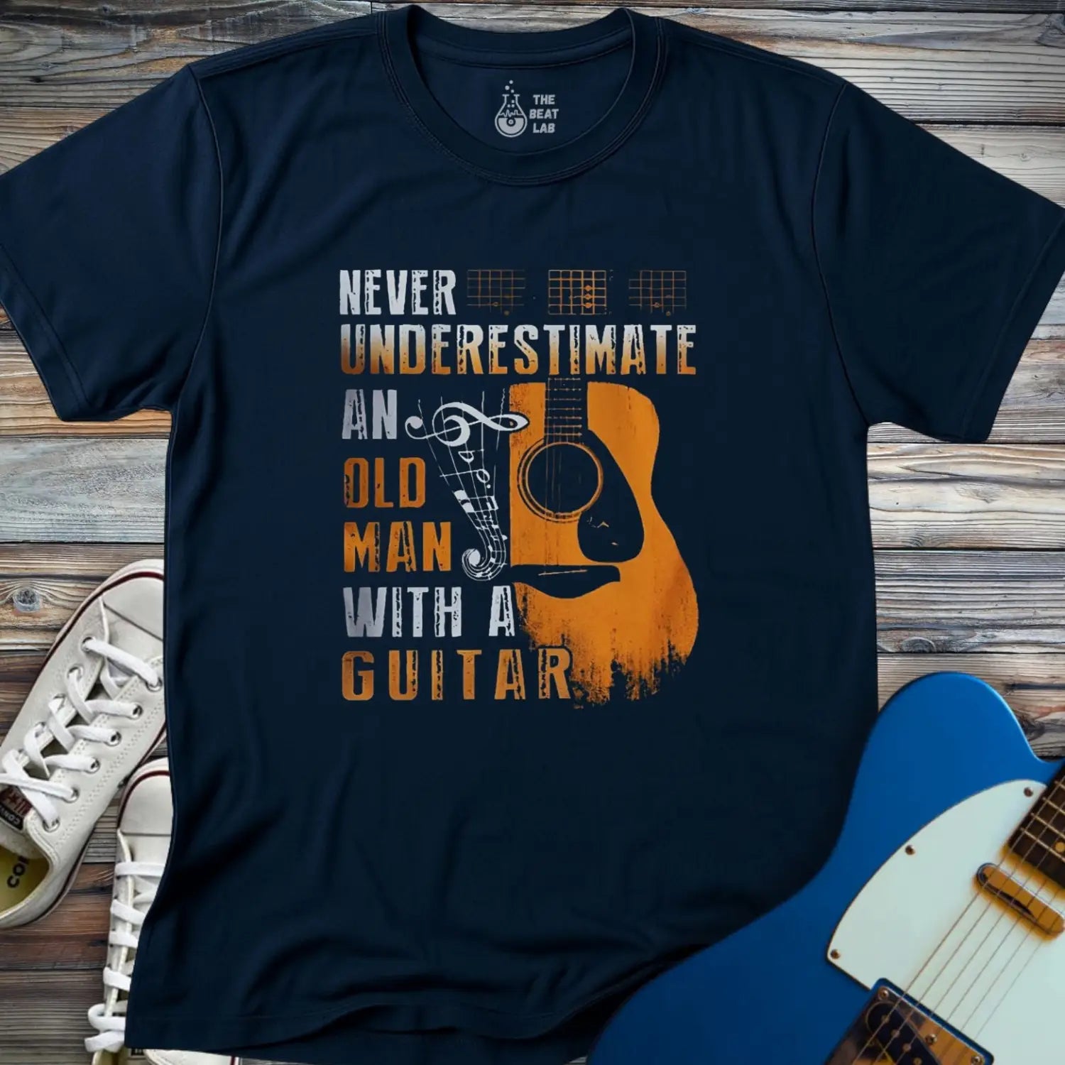 Never Underestimate T-Shirt - Navy / S - T-Shirt