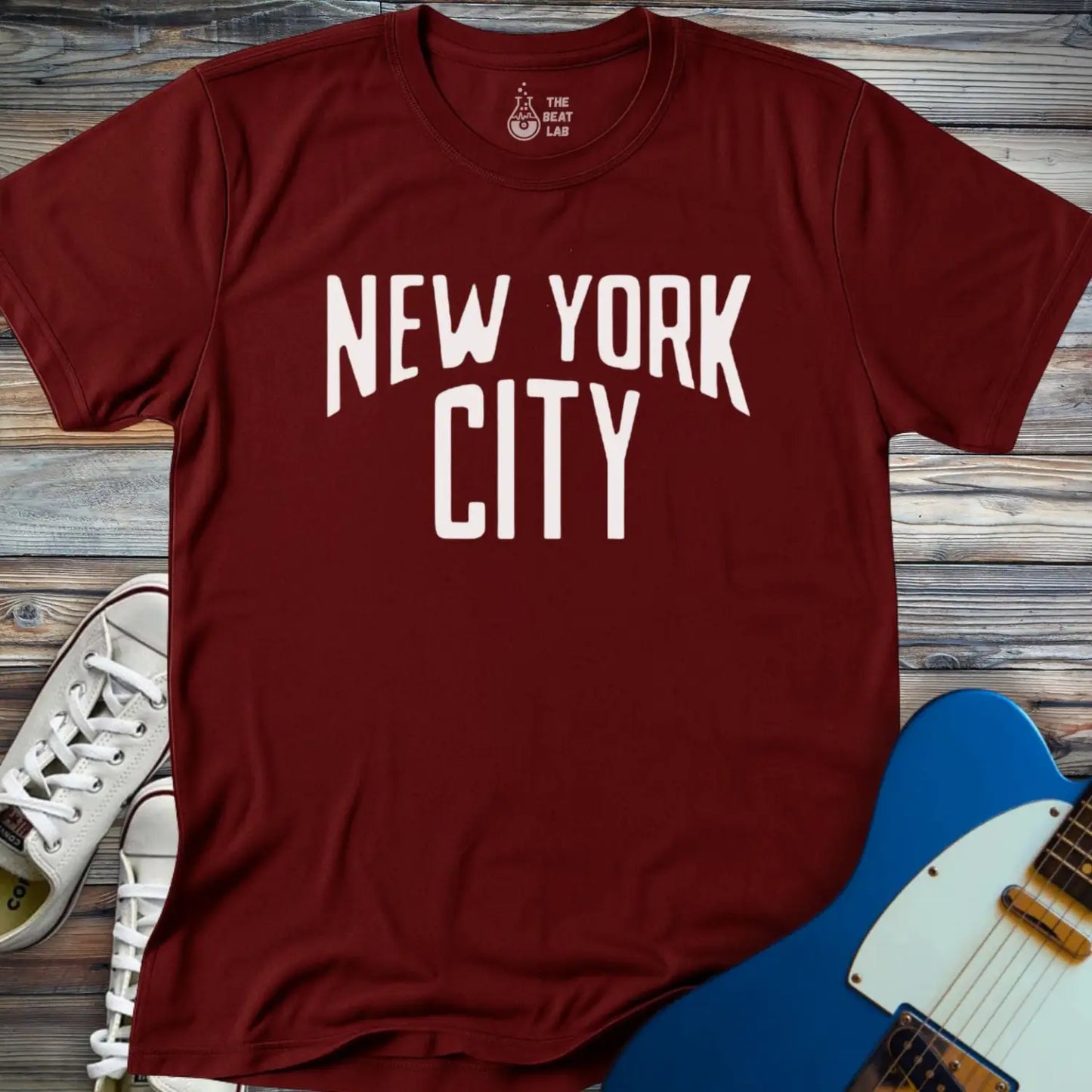 New York City T-shirt - Maroon / S - T-Shirt