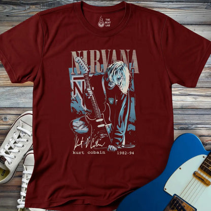 Nirvana (I) T-shirt - Maroon / S - T-Shirt