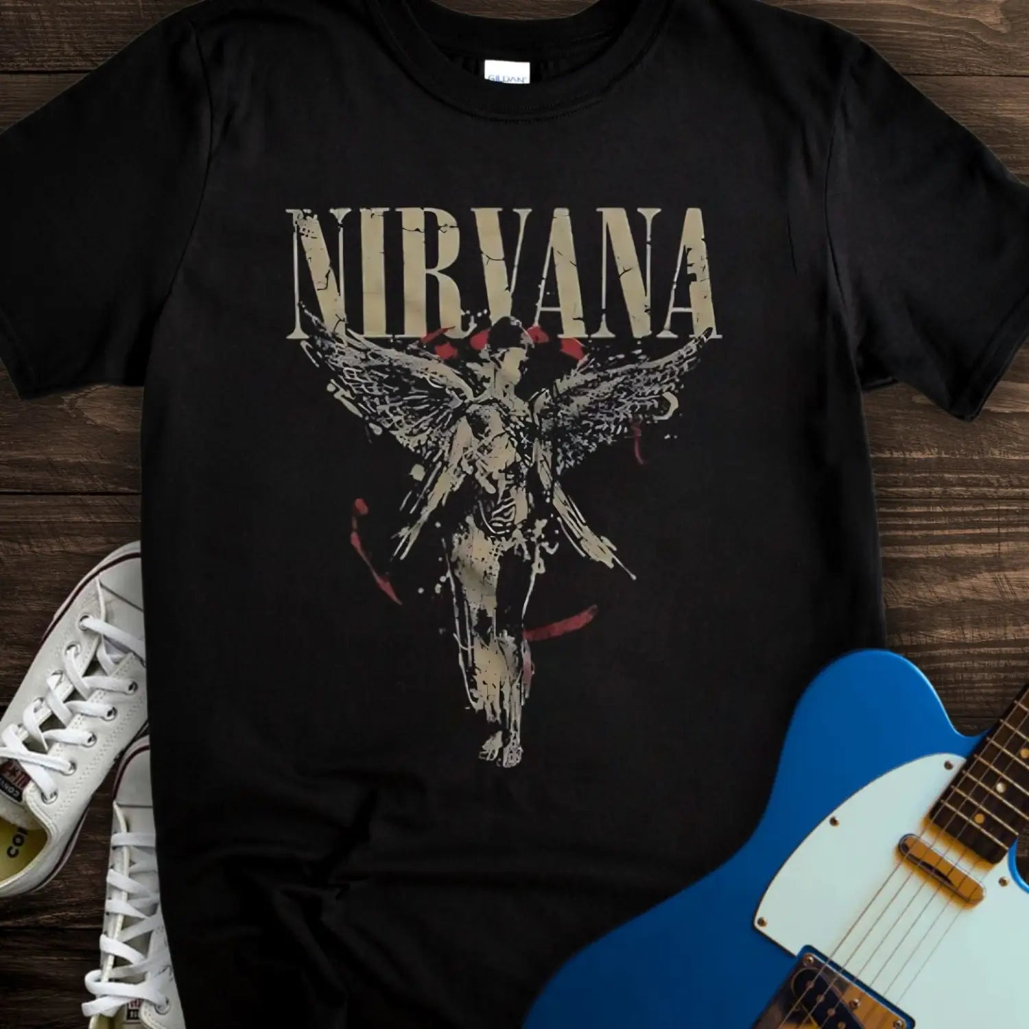 Nirvana (II) T-shirt - Black / S - T-Shirt
