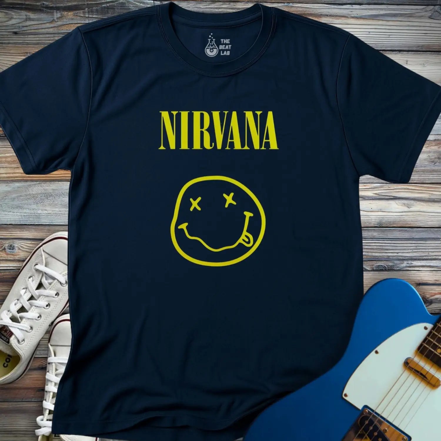 Nirvana (III) T-shirt - Navy / S - T-Shirt
