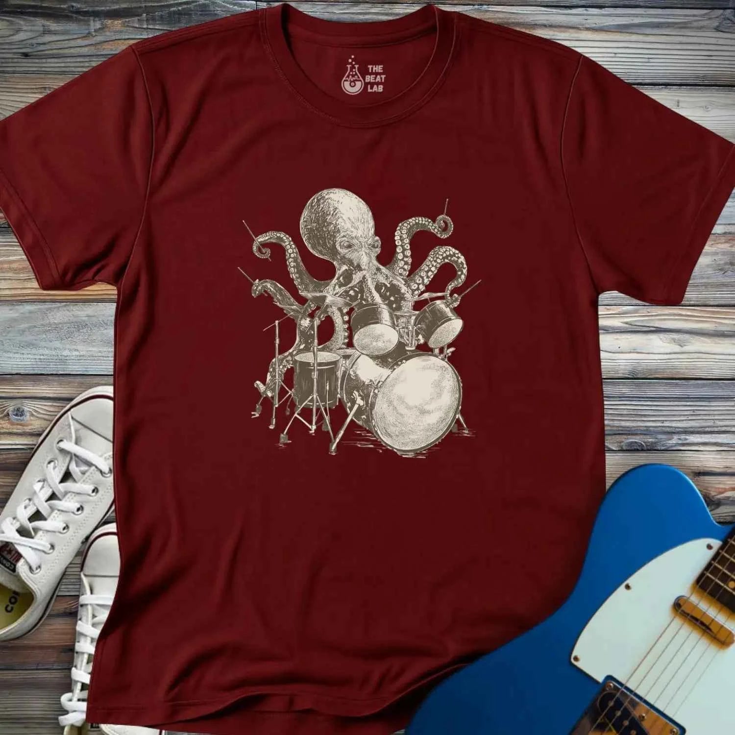 Octopus Drummer T-shirt