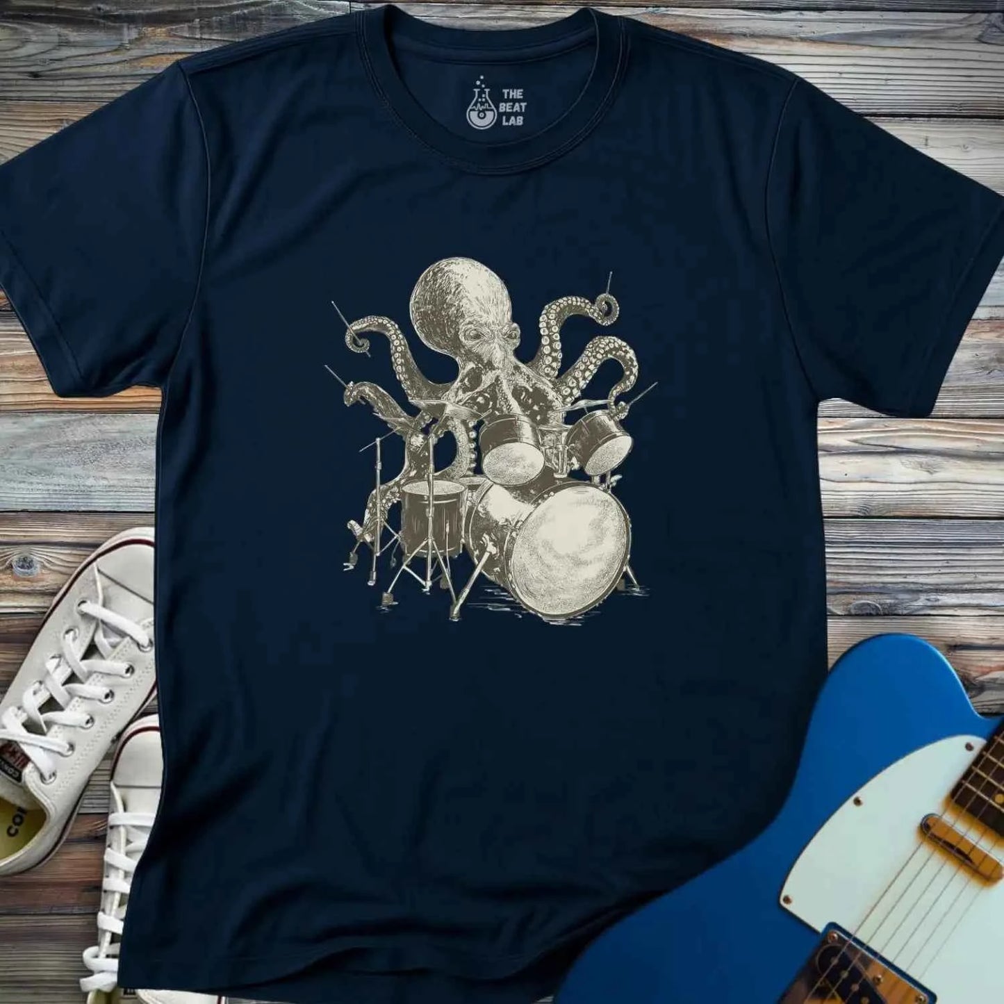 Octopus Drummer T-shirt