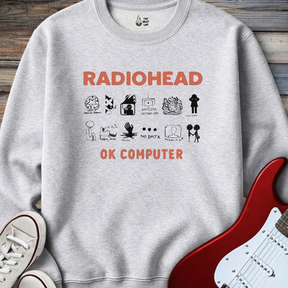 Ok Computer Crewneck - Ash / S - Sweatshirt