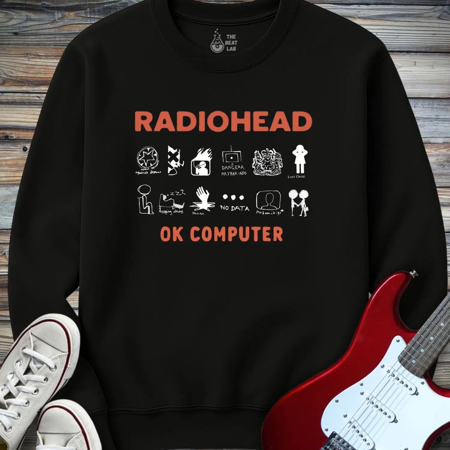 Ok Computer Crewneck - Black / S - Sweatshirt