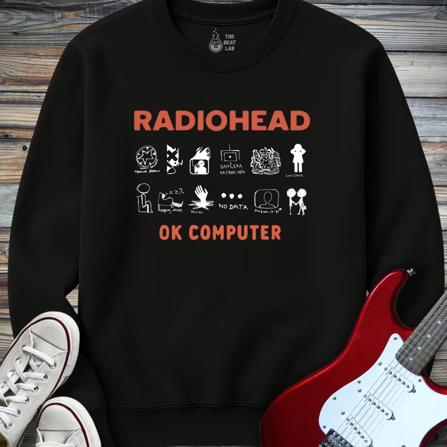 Ok Computer Crewneck - Black / S - Sweatshirt