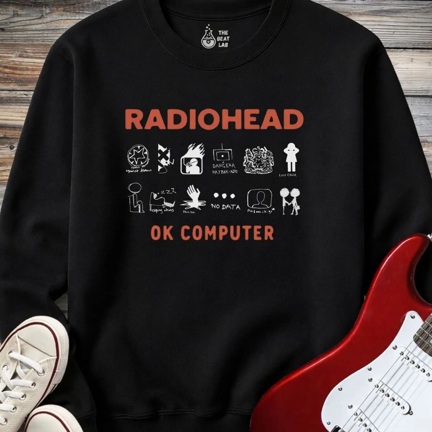 Ok Computer Crewneck - Black / S - Sweatshirt