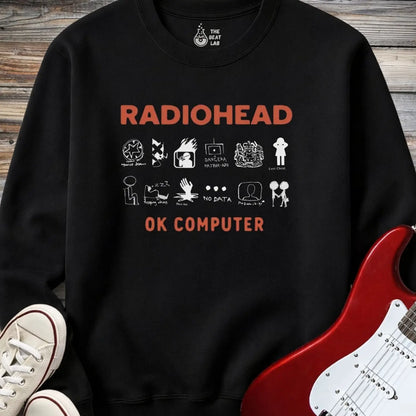Ok Computer Crewneck - Black / S - Sweatshirt