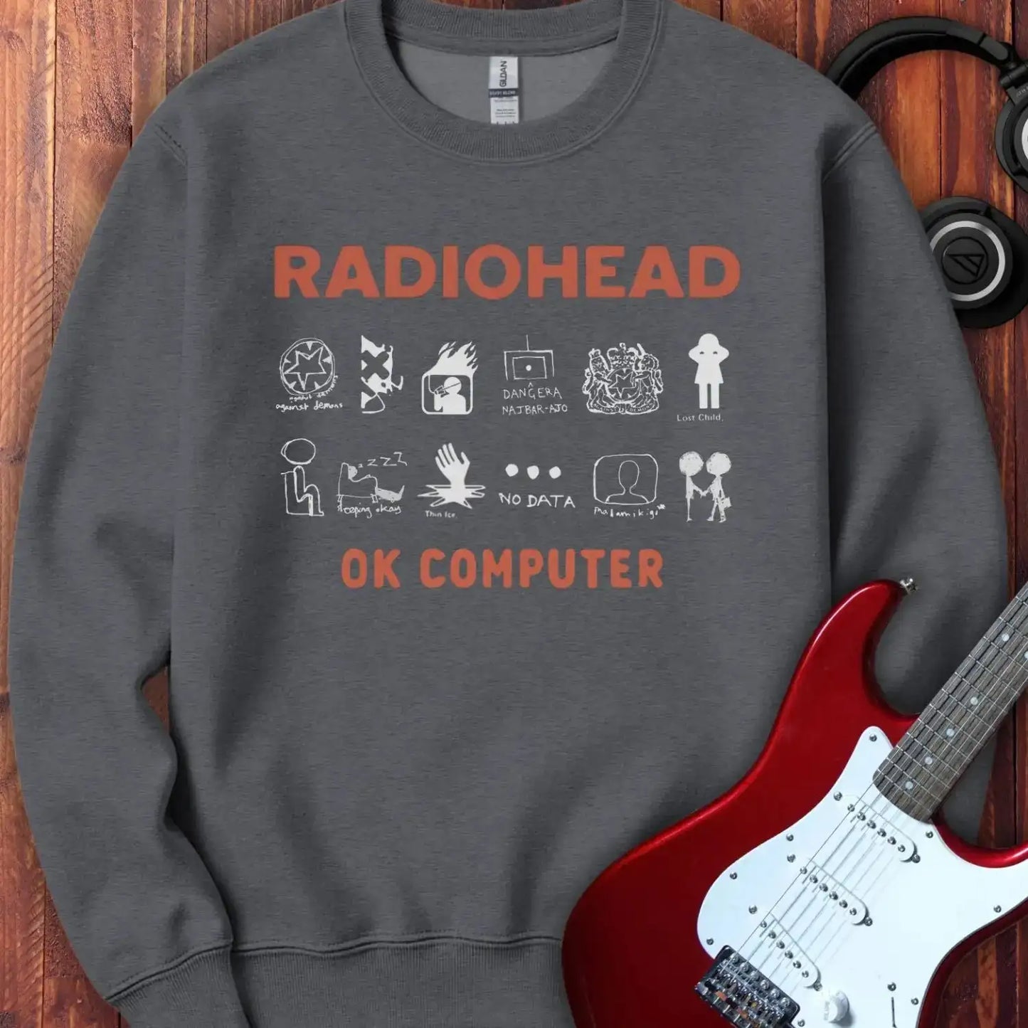 Ok Computer Crewneck Dark Heather