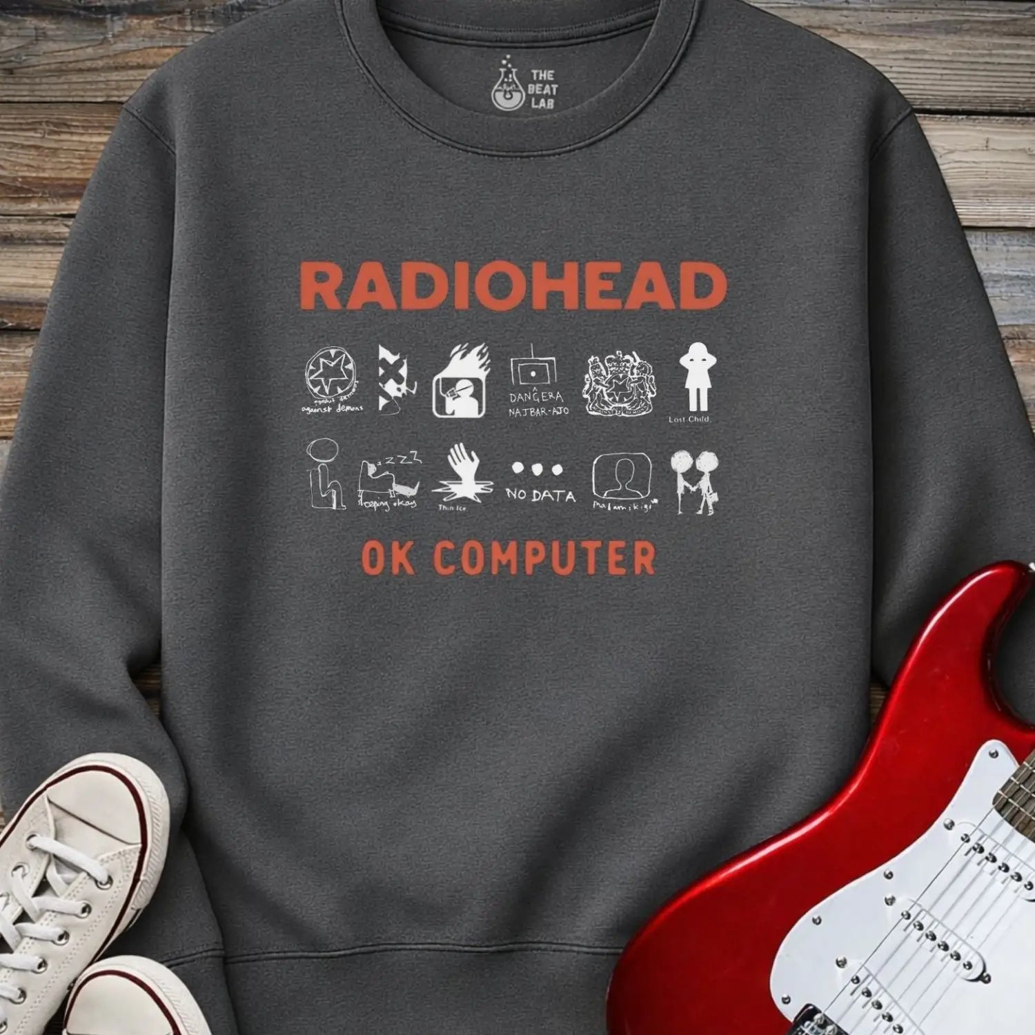 Ok Computer Crewneck - Dark Heather / S - Sweatshirt