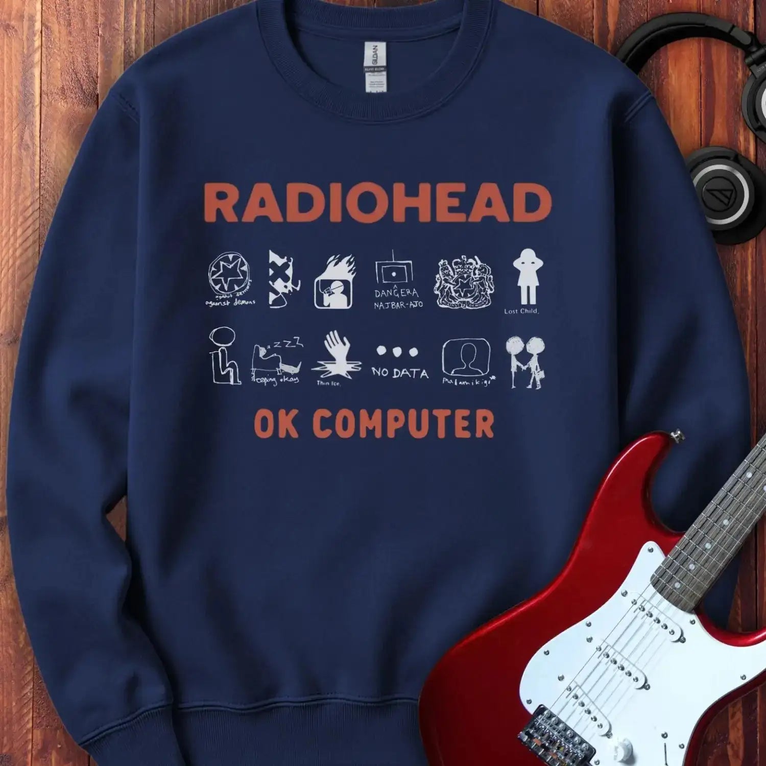 Ok Computer Crewneck Navy
