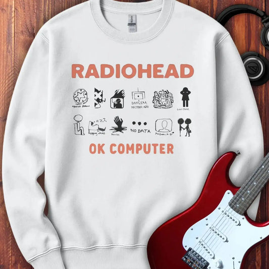 Ok Computer Crewneck White