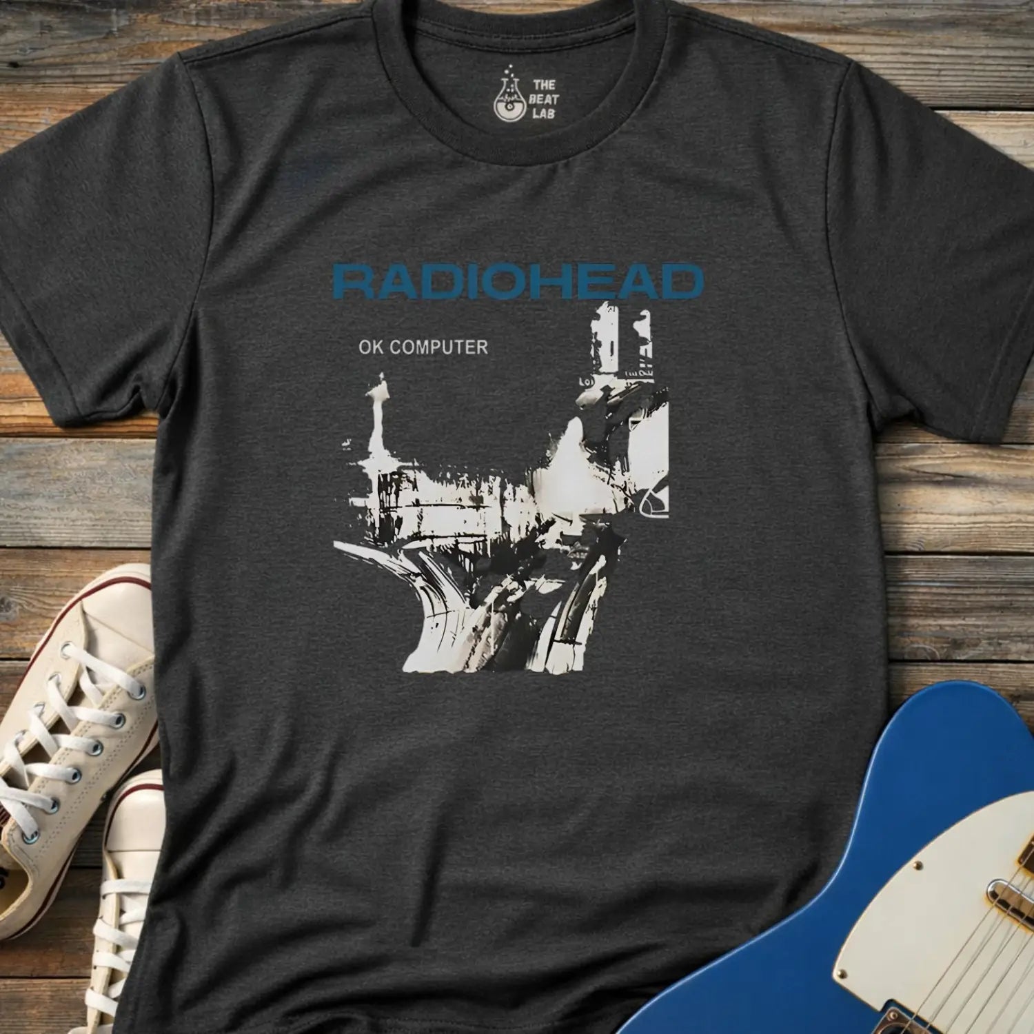 Ok Computer (III) T-shirt - Dark Heather Grey / S - T-Shirt