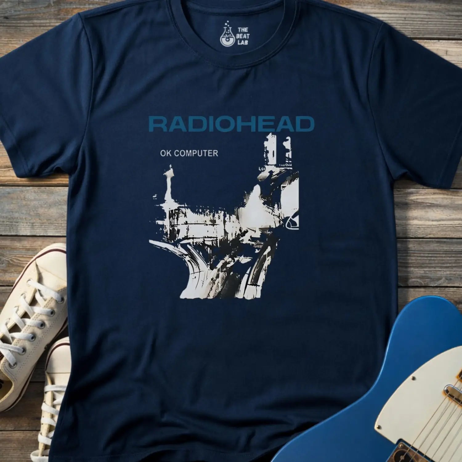 Radiohead OK Computer surreal digital chaos art Graphic Music T Radiohead OK Computer surreal digital chaos art Graphic Music T