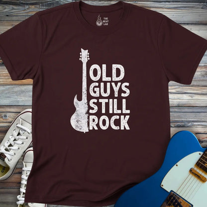 Old Guys Still Rock T-shirt - Dark Chocolate / S - T-Shirt
