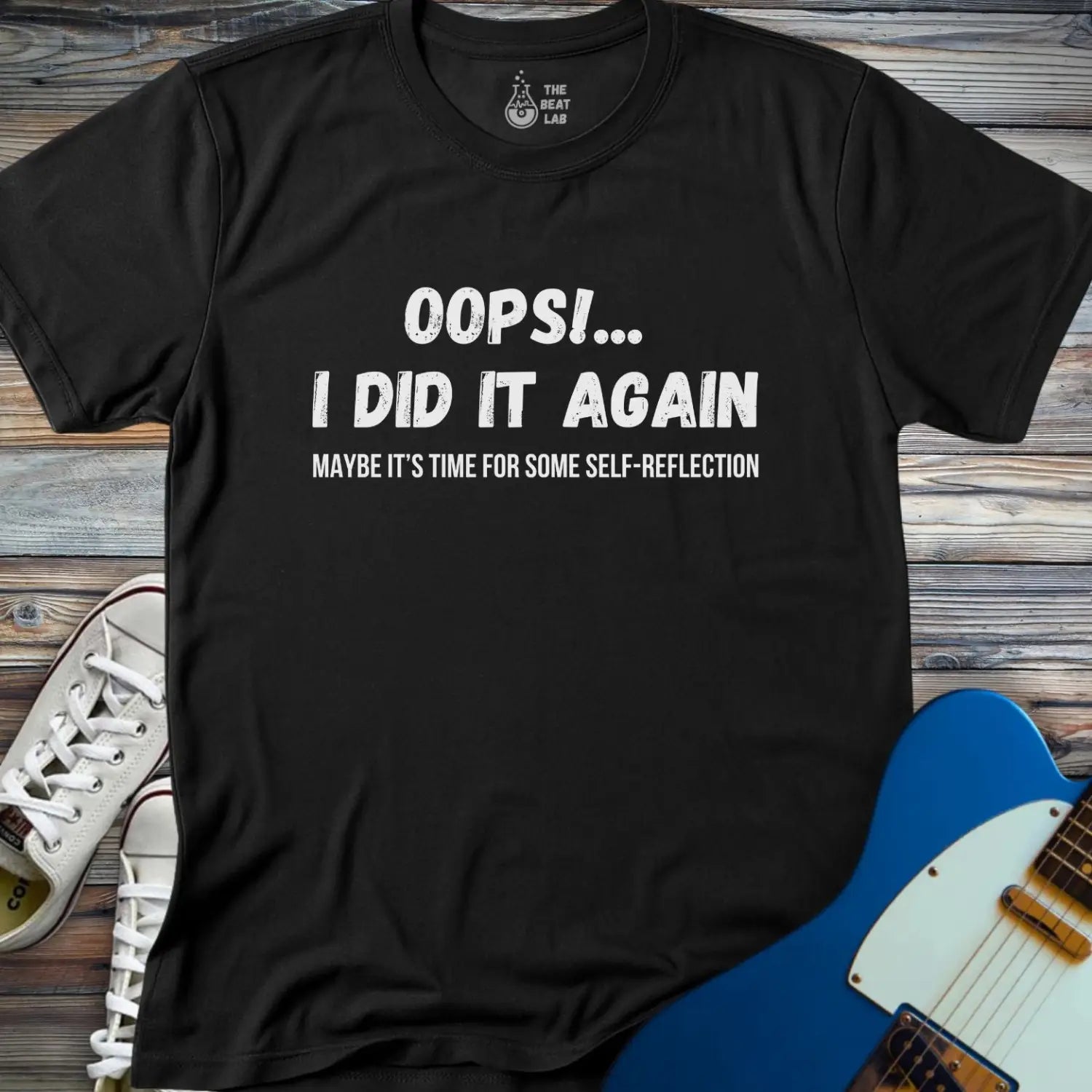Oops I did It Again T-shirt - Black / S - T-Shirt