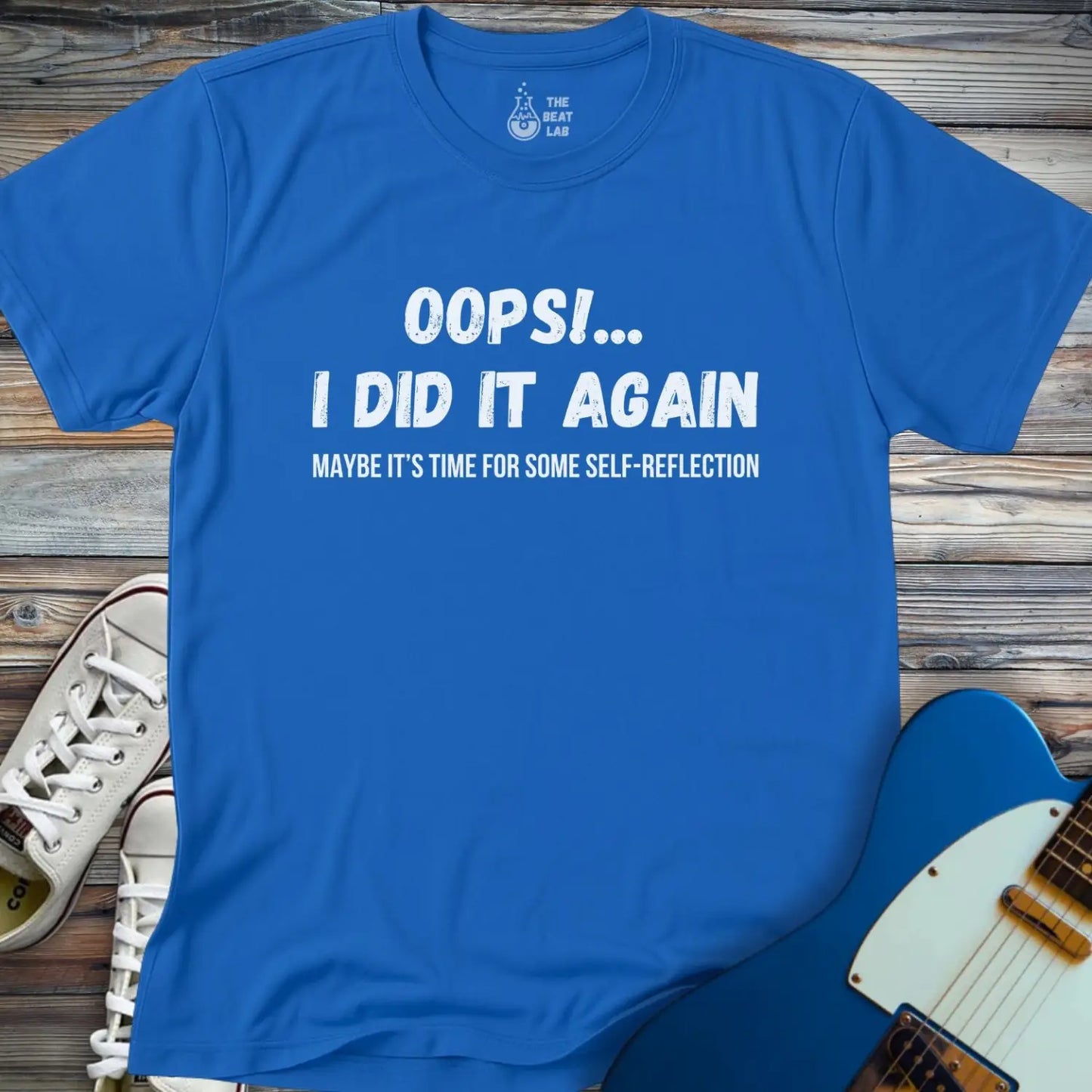 Oops I did It Again T-shirt - Royal / S - T-Shirt