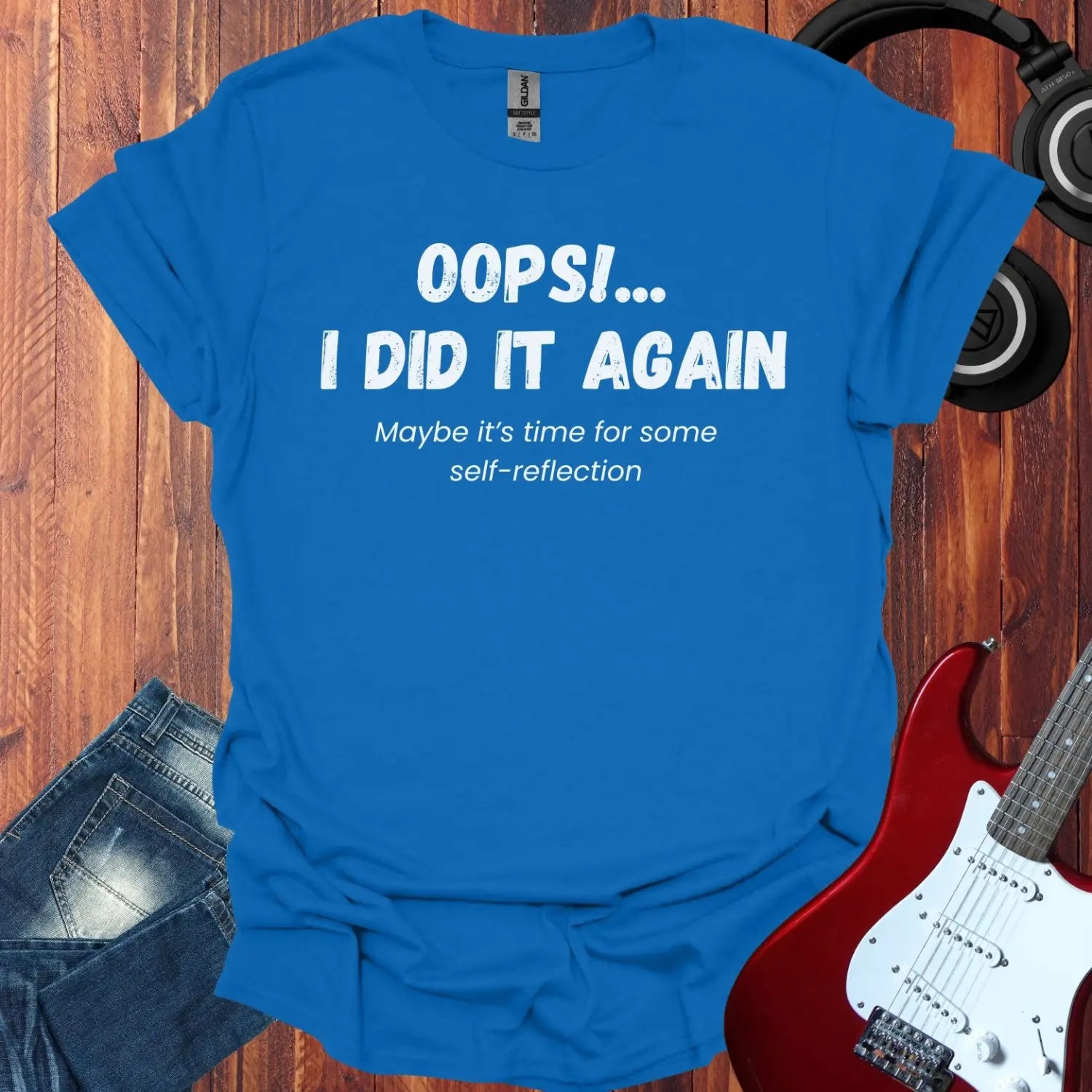 Oops I did It Again T-shirt Royal