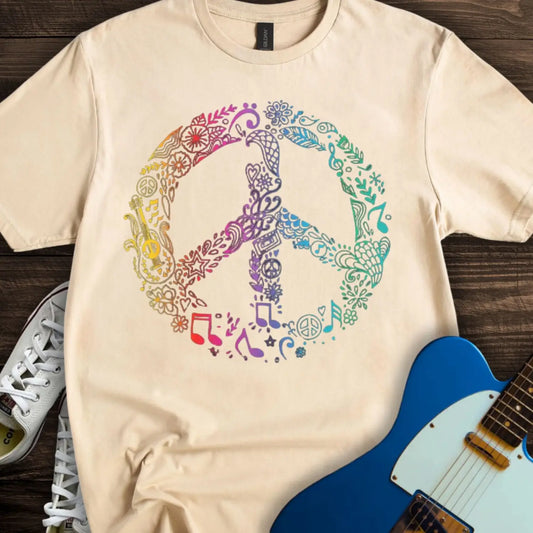 Peaceful Melodies T-shirt Sand