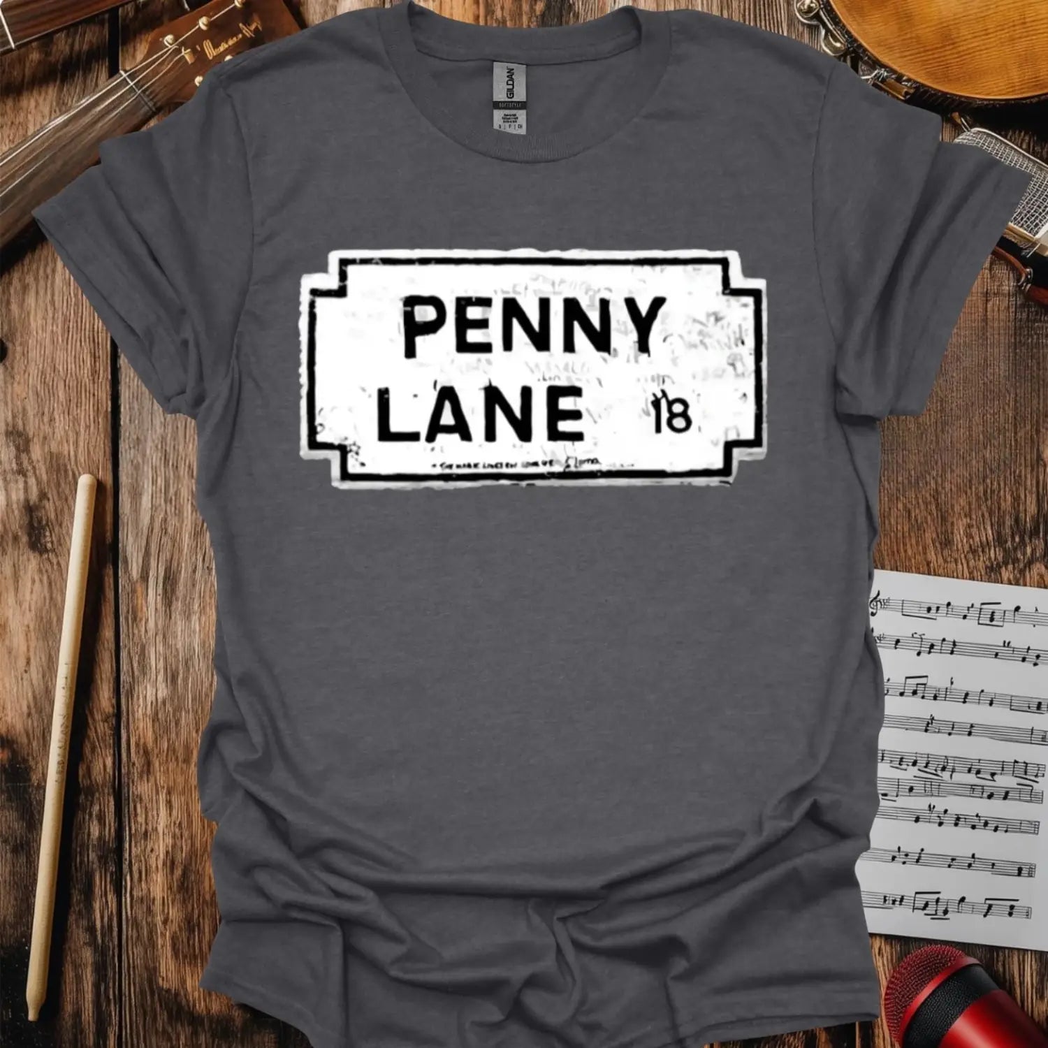 Penny Lane T-shirt - S / Dark Heather Grey - T-Shirt