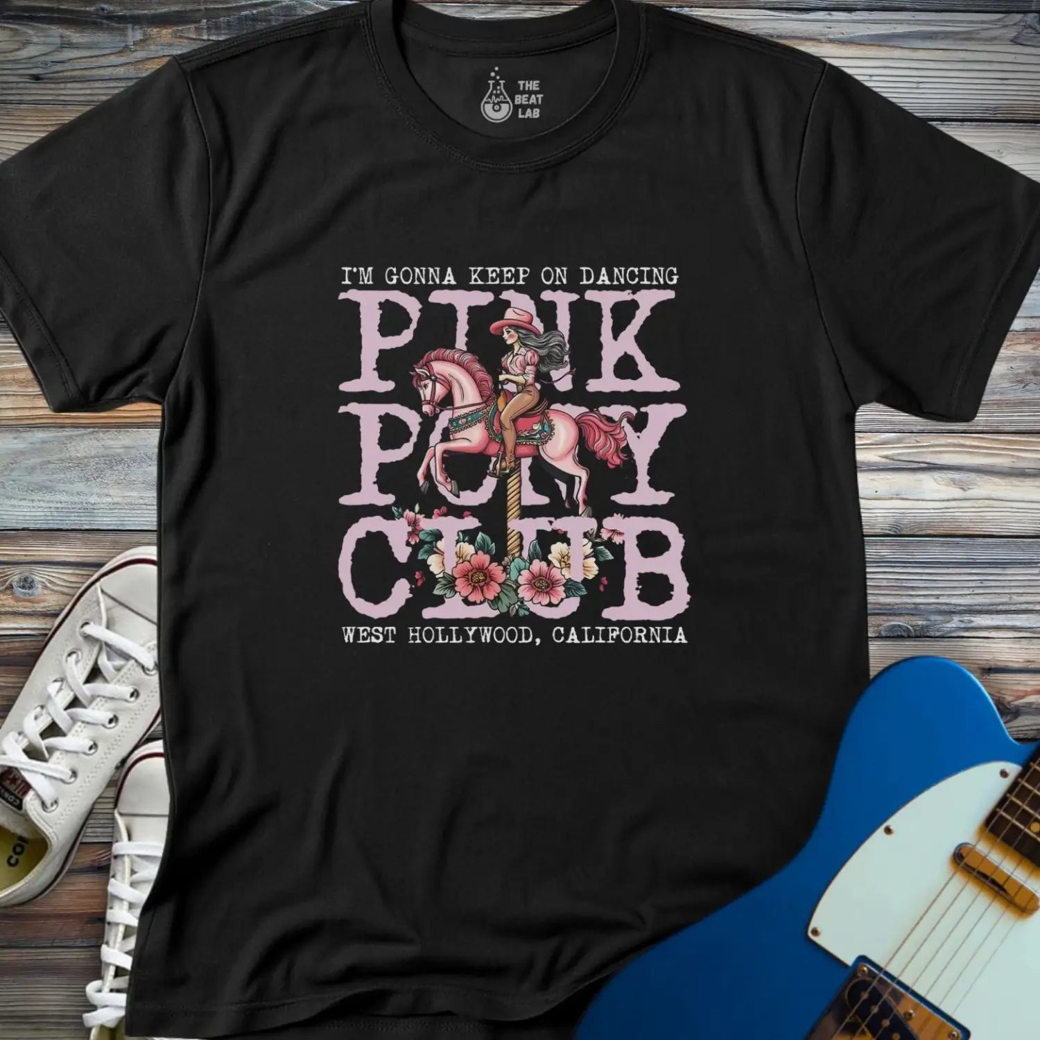 Pink Pony Club (II) T-shirt - Black / S - T-Shirt