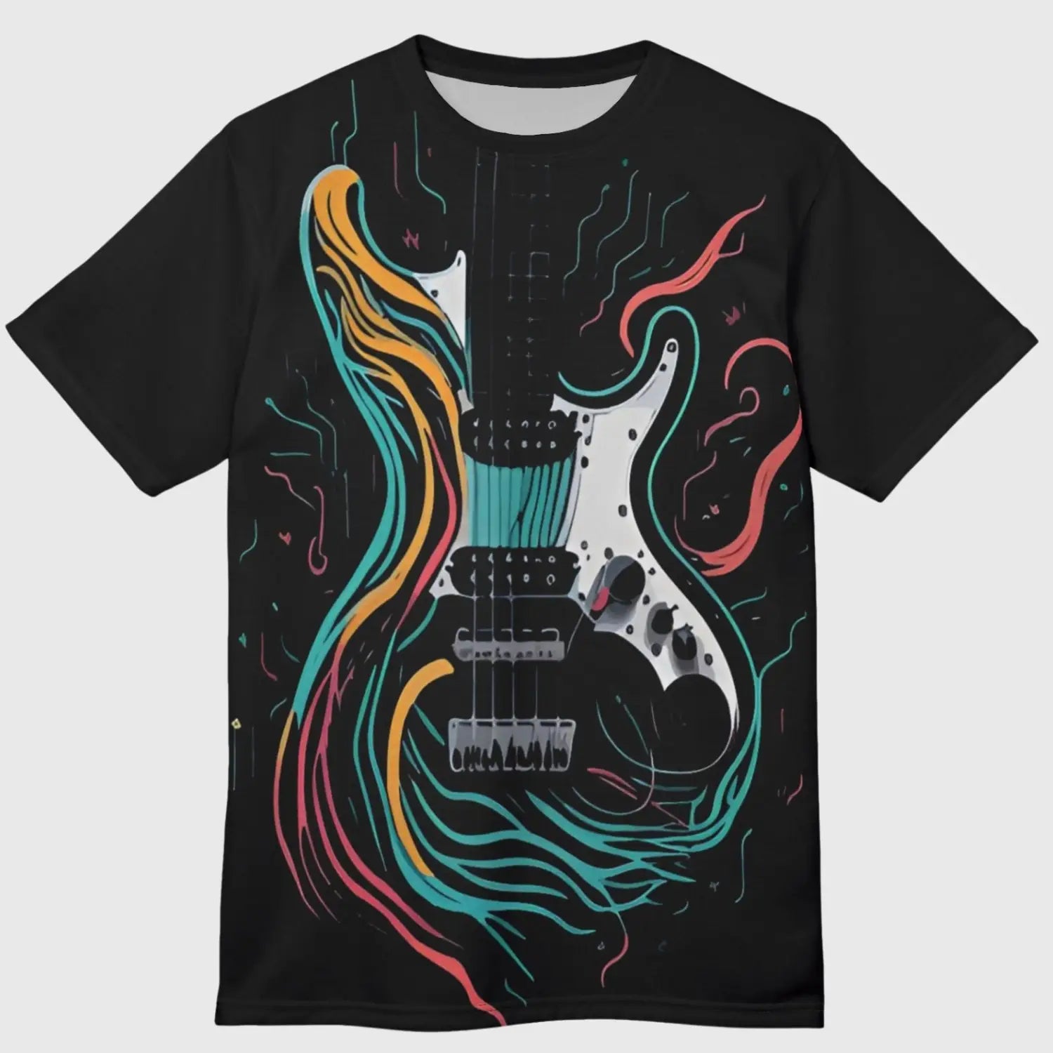 Psychedelic Electric Guitar T-Shirt
