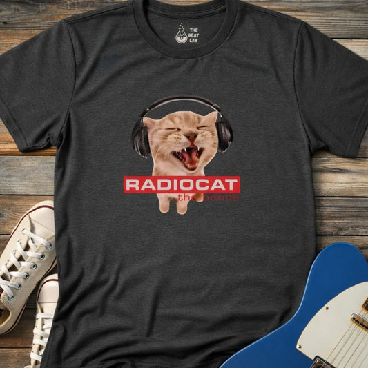 Radiocat the Bends T-shirt - Dark Heather Grey / S - T-Shirt