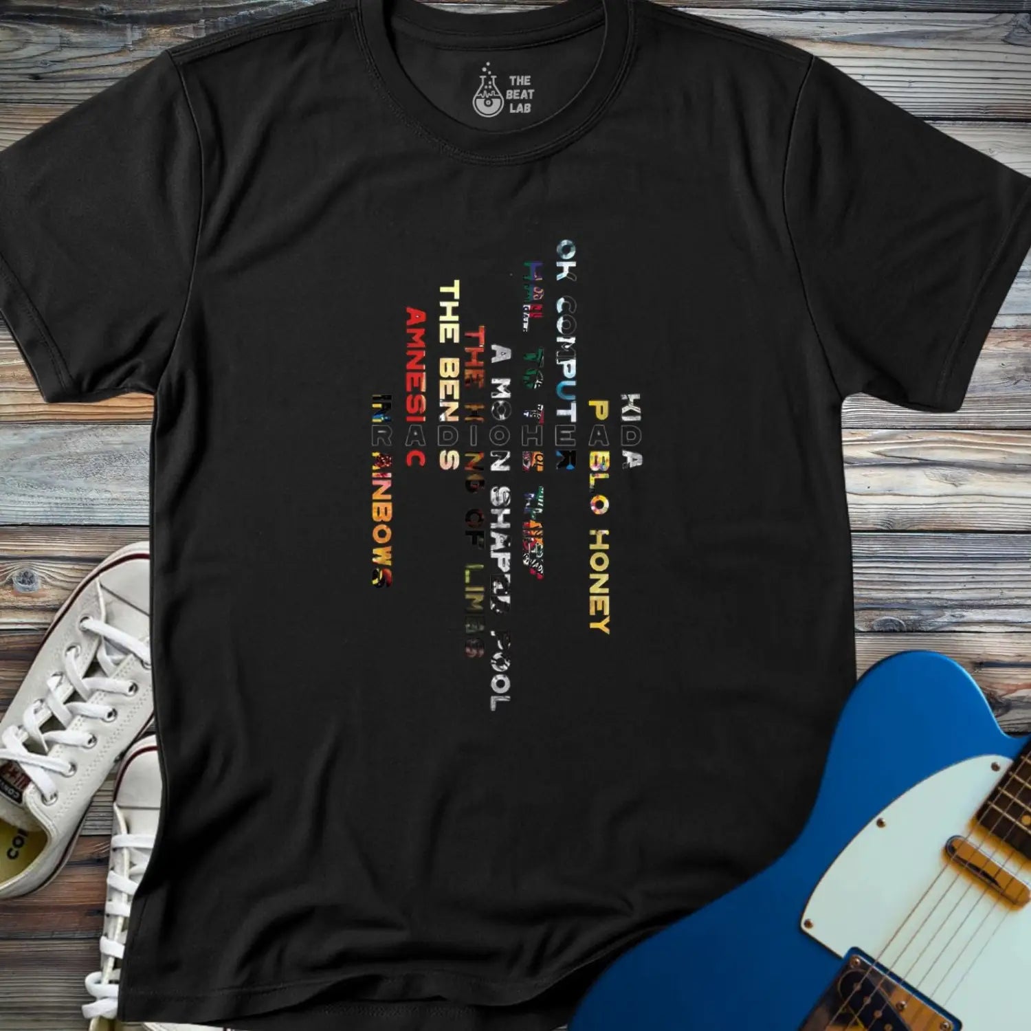 Radiohead Albums T-shirt - Black / S - T-Shirt