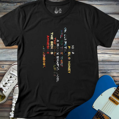 Radiohead Albums T-shirt - Black / S - T-Shirt