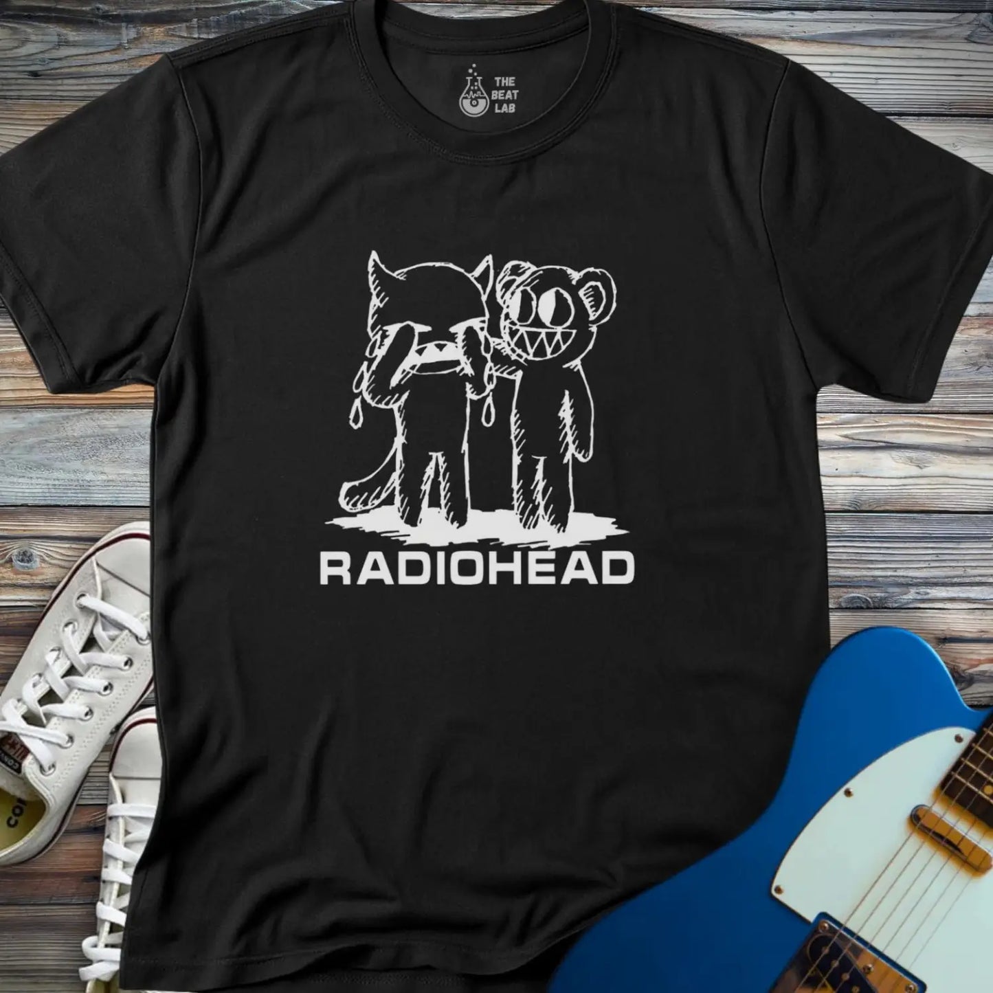 Radiohead Artwork T-shirt - Black / S - T-Shirt
