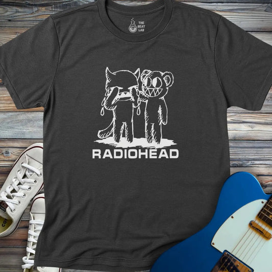 Radiohead Artwork T-shirt - Dark Heather Grey / S - T-Shirt