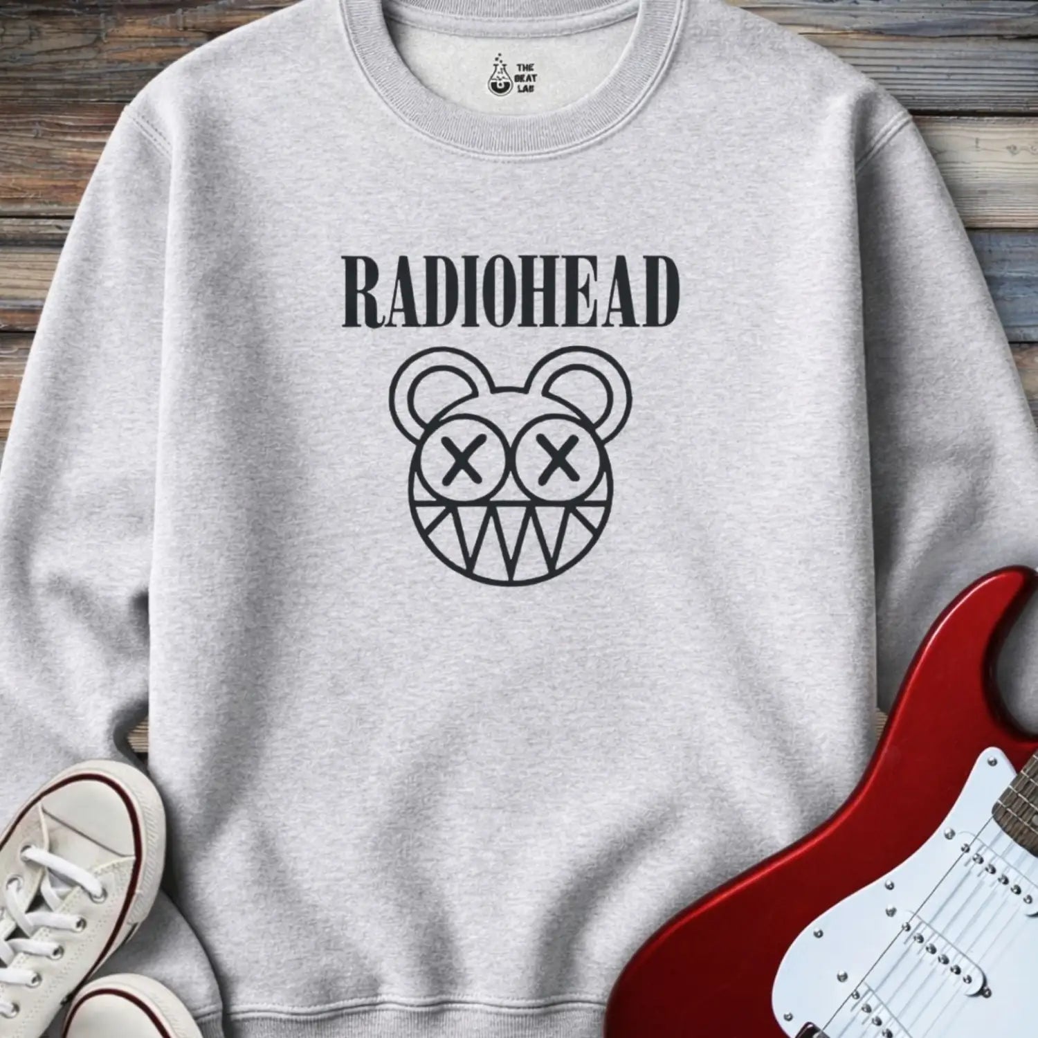 Radiohead Band (I) Crewneck - Ash / S - Sweatshirt