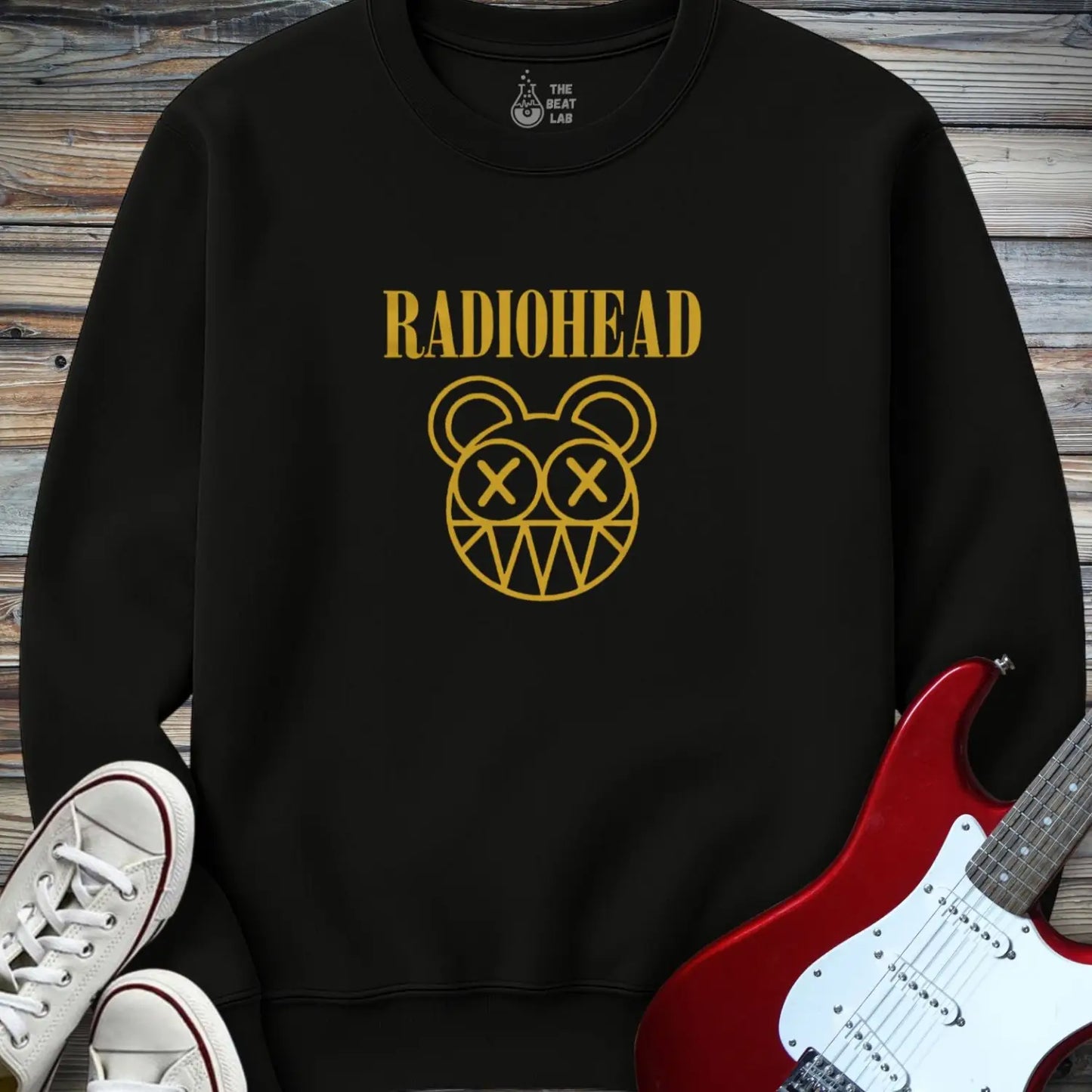 Radiohead Band (I) Crewneck - Black / S - Sweatshirt